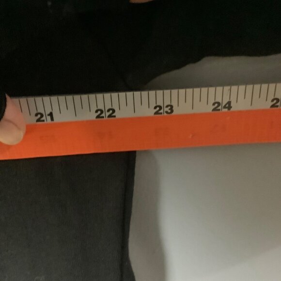 Zara Women Large Black Boxy Crop Sweatshirt Soft Comfy Pullover Basics - Picture 4 of 7